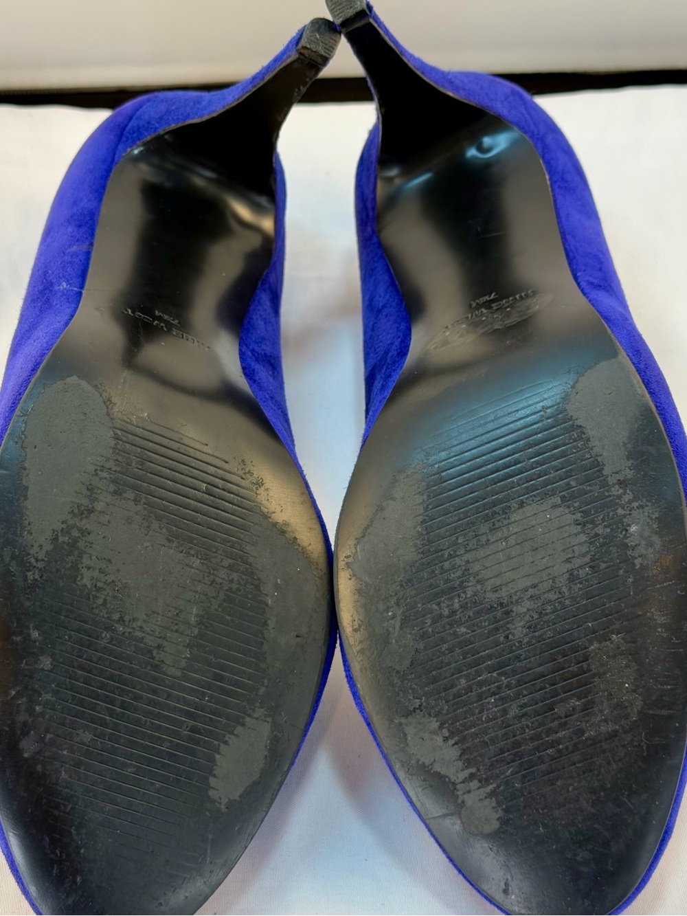 Nine West Royal Blue Suede Pumps - Picture 13 of 14